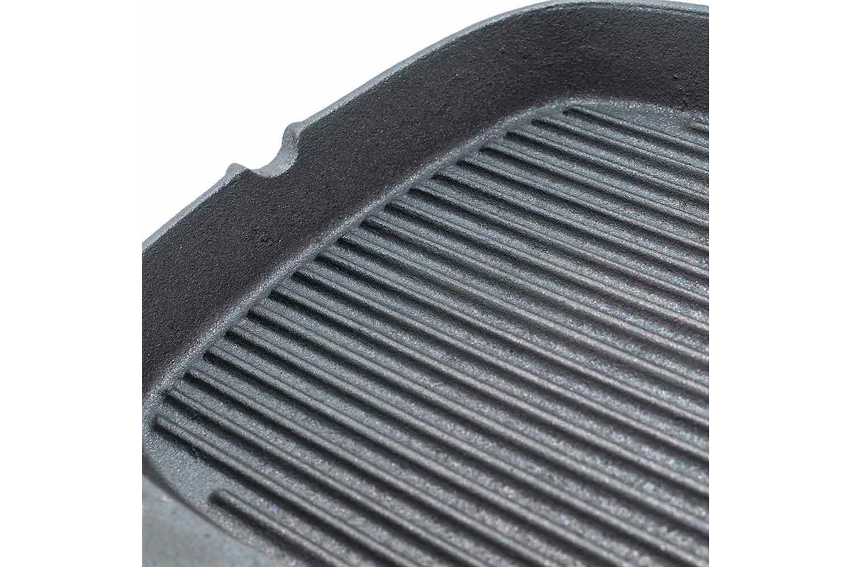 Patelnia żeliwna, ryflowana, 240x240 mm Stalgast 049003