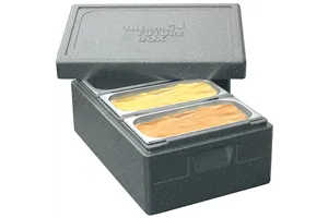 Pojemnik termoizolacyjny, czarny, 600x400x270 mm Thermo Future Box 054030