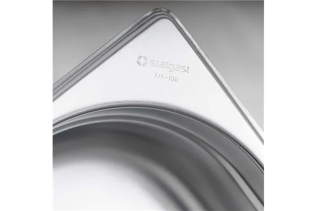 Pojemnik gastronomiczny GN 1/1, 8L, H 65 mm, -40/+300°C, stal nierdzewna, Stalgast 111060
