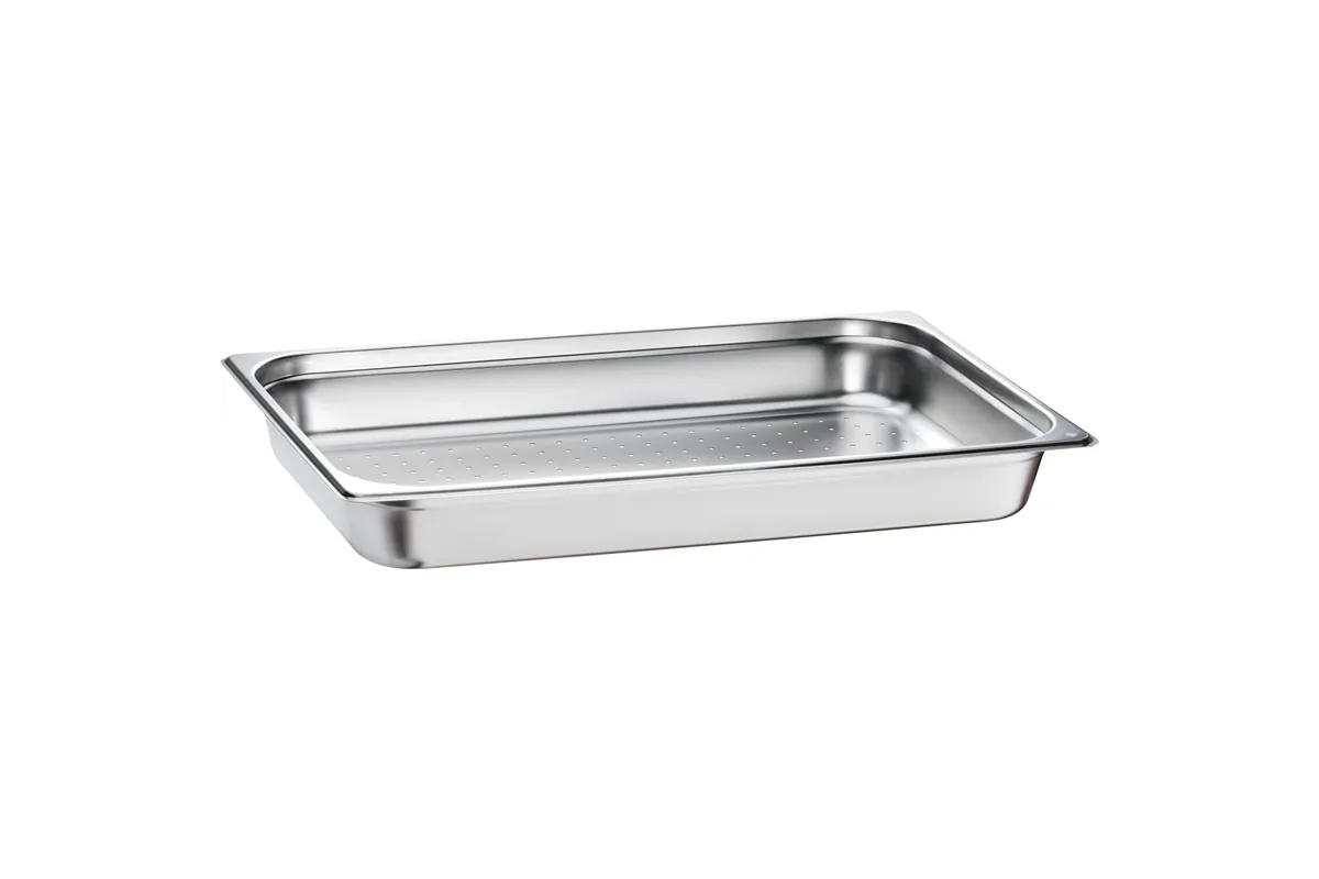 Pojemnik stalowy, perforowany Basic, GN 1/1,H 65 mm Stalgast 121066