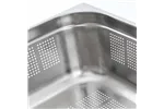 Pojemnik stalowy, perforowany, GN 1/2, H 150 mm Stalgast 122154