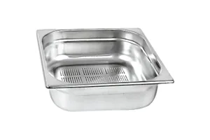 Pojemnik stalowy, perforowany, GN 2/3, H 65 mm Stalgast 125064