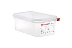 Pojemnik z polipropylenu z pokrywką szczelną, GN 1/4, H 100 mm Araven 164105