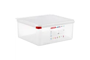 Pojemnik z polipropylenu z pokrywką szczelną, GN 2/3, H 150 mm Araven 165155
