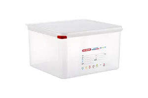 Pojemnik z polipropylenu z pokrywką szczelną, GN 2/3, H 200 mm Araven 165205