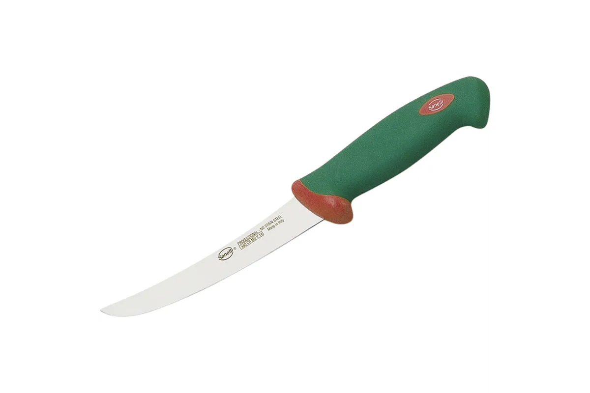 Nóż do oddzielania kości, zagięty, Sanelli, L 160 mm Sanelli 208160