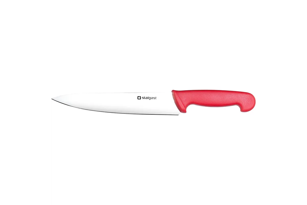 Nóż kuchenny, HACCP, czerwony, L 220 mm Stalgast 281211