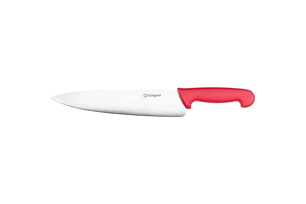 Nóż kuchenny, HACCP, czerwony, L 250 mm Stalgast 281251