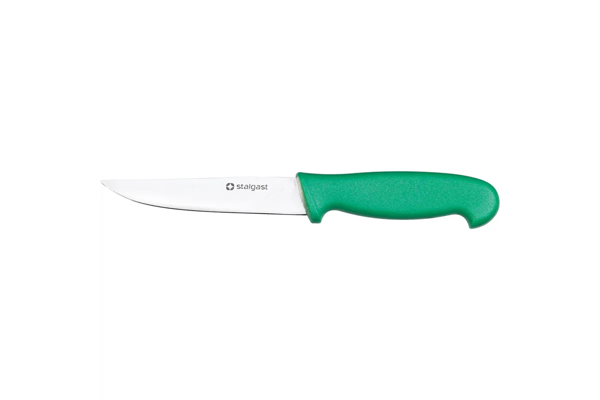 Nóż do obierania, uniwersalny, HACCP, zielony, L 100 mm Stalgast 285092