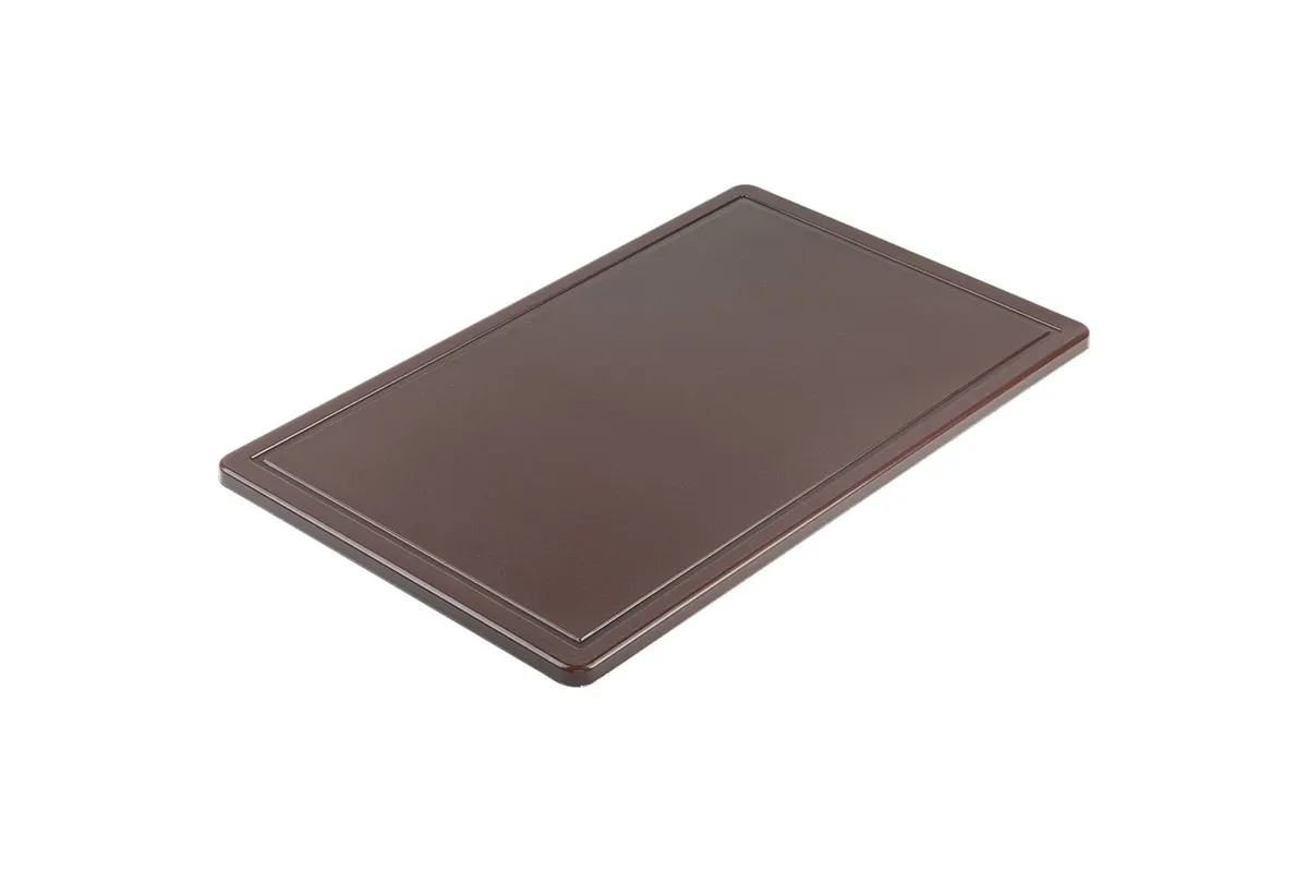 Deska do krojenia, brązowa, HACCP, GN 1/1 Stalgast 341536
