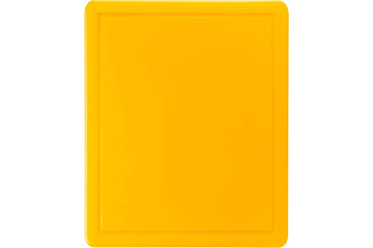 Deska do krojenia, żółta, HACCP, 600x400x18 mm Stalgast 341633
