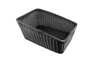 Kosz bufetowy na pieczywo, czarny, 290x440 mm Stalgast 361208