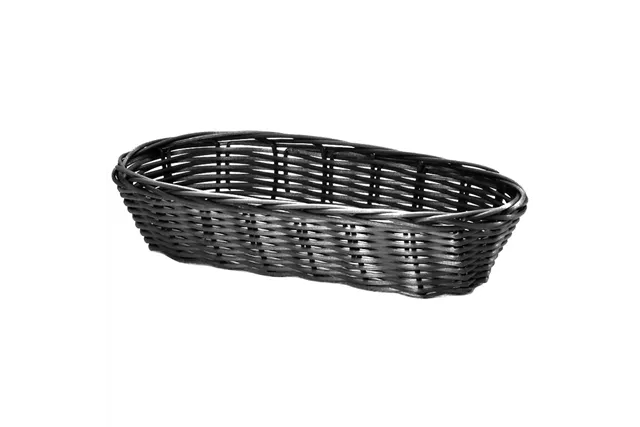 Koszyk uniwersalny na sztućce, z polipropylenu, czarny, 230x90x50 mm Stalgast 361234