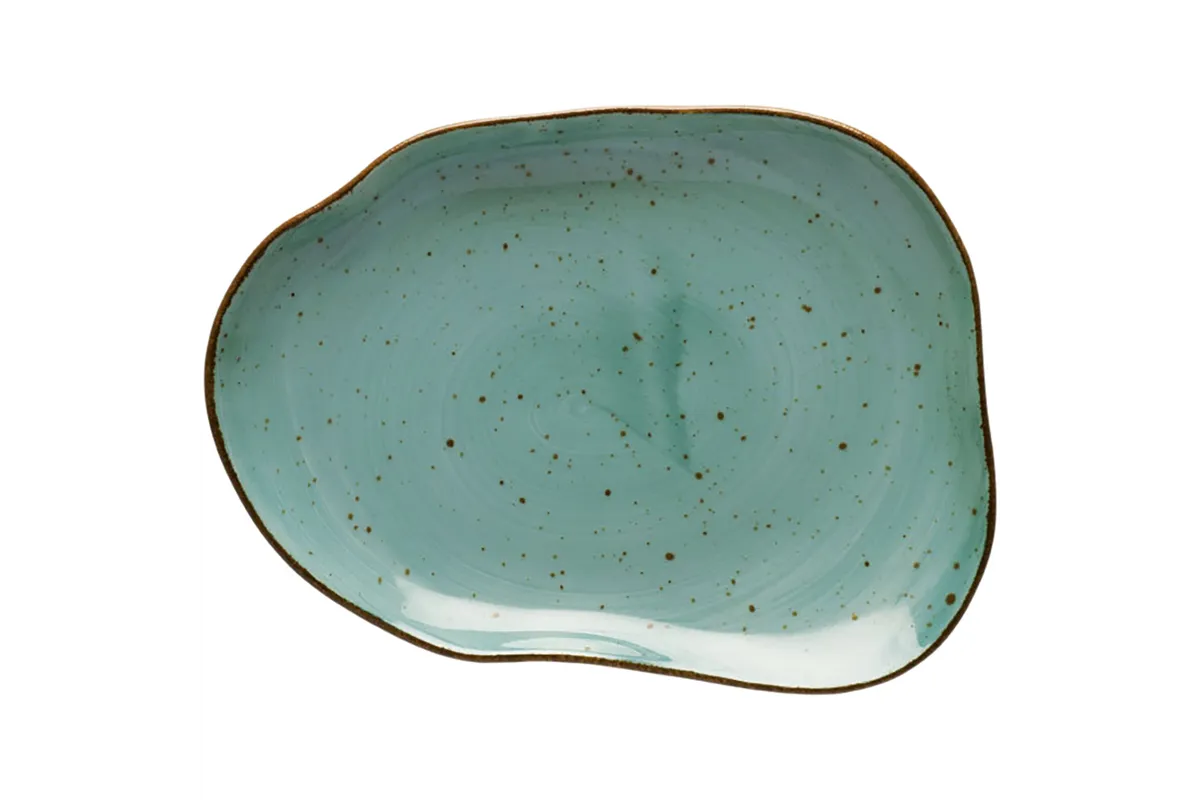 Spodek do filizanki 390055, kolor morski, Stone Age, Ø 170 mm Lubiana 390052