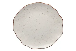 Talerz płytki, kolor beżowy, Stone Age, Ø 330 mm Lubiana 390059