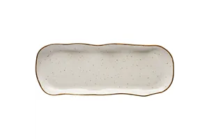 Pólmisek-taca, kolor beżowy, Stone Age, L 350 mm Lubiana 390060