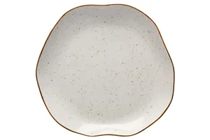 Talerz płytki, kolor beżowy, Stone Age, Ø 250 mm Lubiana 390062
