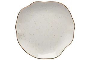 Talerz płytki, kolor beżowy, Stone Age, Ø 280 mm Lubiana 390063