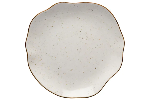 Talerz płytki, kolor beżowy, Stone Age, Ø 280 mm Lubiana 390063