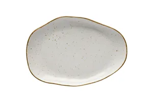 Talerz płytki, kolor beżowy, Stone Age, Ø 210 mm Lubiana 390064