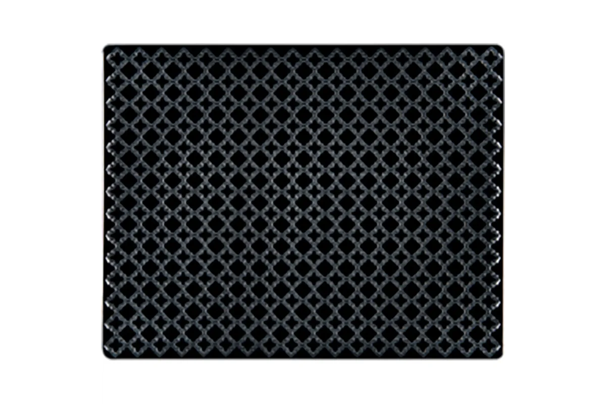 Talerz płytki, kolor czarny, Marrakesz, 240x130 mm Lubiana 390133