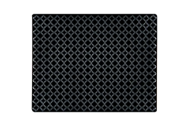 Talerz płytki, kolor czarny, Marrakesz, 240x130 mm Lubiana 390133