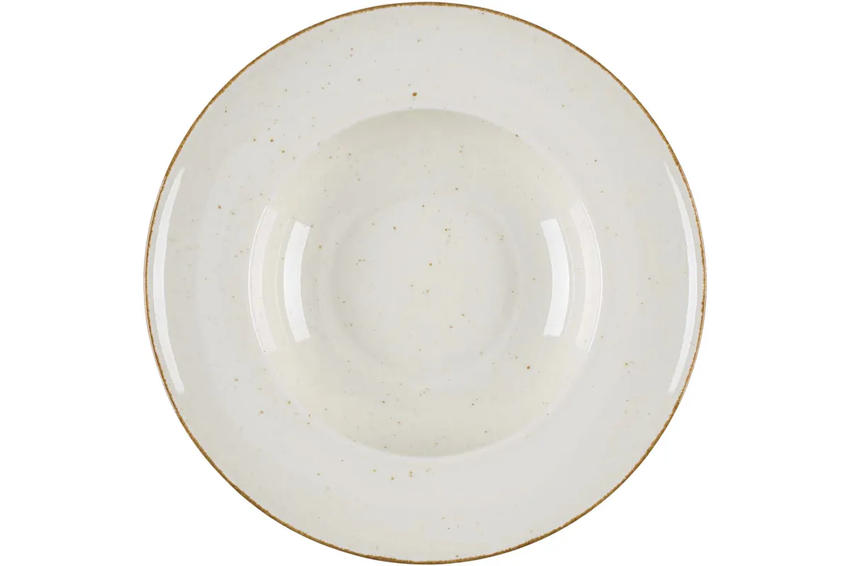 Talerz głęboki do pasty, kolor kremowy, Kaszub, Ø 240 mm Lubiana 390274