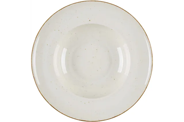 Talerz głęboki do pasty, kolor kremowy, Kaszub, Ø 240 mm Lubiana 390274