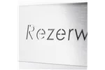 Tabliczka "rezerwacja" Stalgast 486025