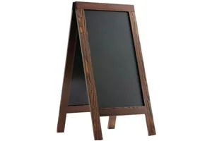 Dwustronny potykacz, tablica reklamowa kredowa, 520x850 mm Stalgast 486052