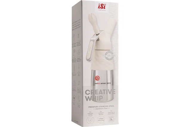 Syfon do bitej śmietany, iSi, Creative Whip, Standard, biały, V 0.5l Isi 500052