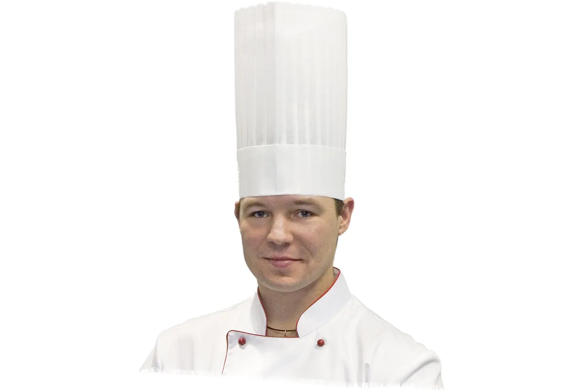 Czapka kucharska Le Chef h 250 mm Stalgast 507251