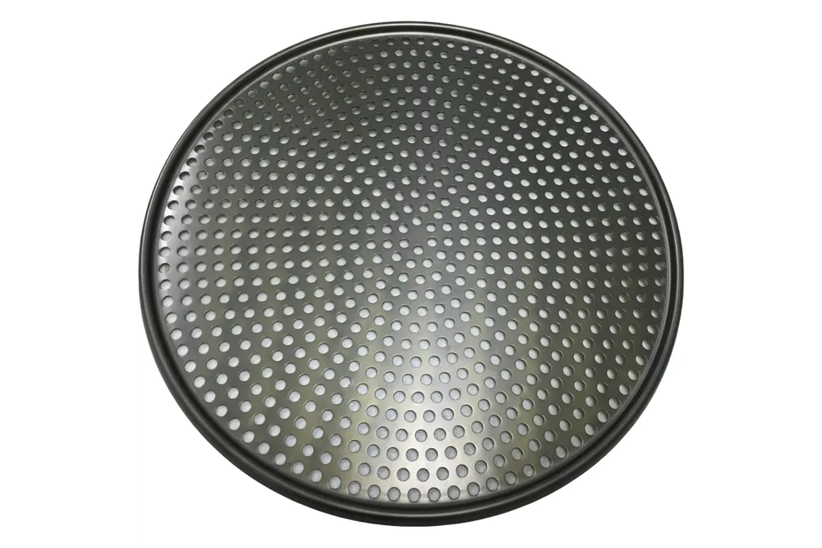 Blacha do pizzy, aluminiowa, anodowana, perforowana Ø 450 mm Stalgast 560452