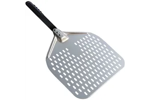 Łopata do pizzy, perforowana, aluminiowa, 300x350 mm, L 660 mm Stalgast 564660
