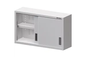 Szafka stalowa wisząca, drzwi suwane, 1200x400x600 mm Stalgast 615624