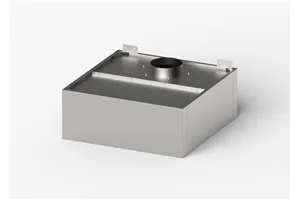 Okap skrzyniowy, skręcany, Gredil, 1010x1000x400 mm Gredil 619010