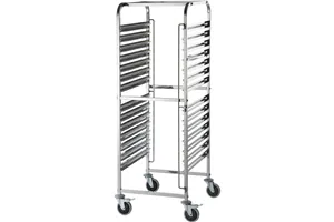 Wózek transportowy ze stali nierdzewnej, 14x GN 2/1 Stalgast 662211