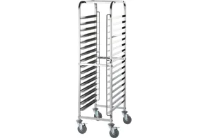 Wózek transportowy ze stali nierdzewnej, 16x 400x600 mm Stalgast 662461