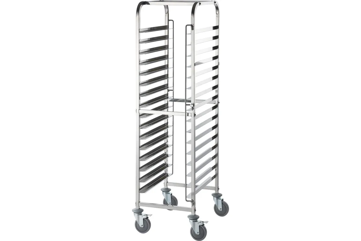 Wózek transportowy ze stali nierdzewnej, 16x 400x600 mm Stalgast 662461