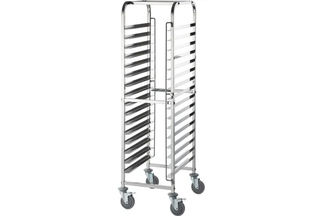 Wózek transportowy ze stali nierdzewnej, 16x 400x600 mm Stalgast 662461