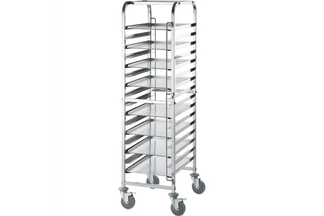 Wózek transportowy ze stali nierdzewnej, 16x 400x600 mm Stalgast 662461