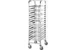 Wózek transportowy ze stali nierdzewnej, 16x 400x600 mm Stalgast 662461