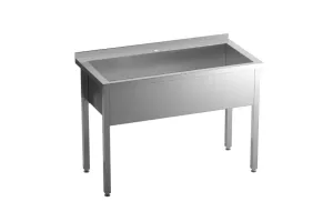 Stół z basenem 1-komorowym skręcany 800x600x850 mm h300 mm Gredil 671486