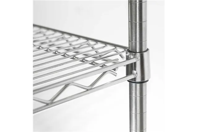 Regał magazynowy chromowany 4 półki 610x455x1800mm Stalgast 680062