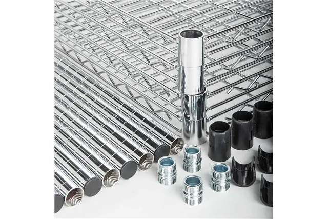 Regał chromowany, 4 półki, składany, 900x450x1800 mm Stalgast 680200
