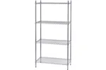 Regał chromowany, 4 półki, składany, 910x610x1800 mm Stalgast 681092