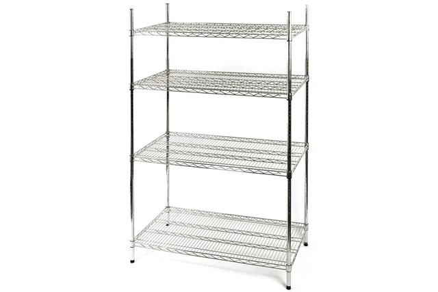 Regał chromowany, 4 półki, składany, 1220x610x1800 mm Stalgast 681122
