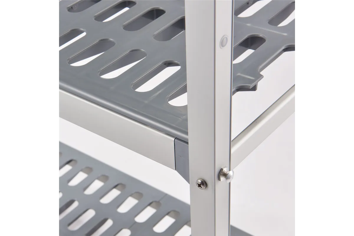 Regał magazynowy aluminiowy, 900x460x1680 mm Stalgast 686091