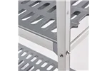 Regał magazynowy aluminiowy, 900x460x1680 mm Stalgast 686091