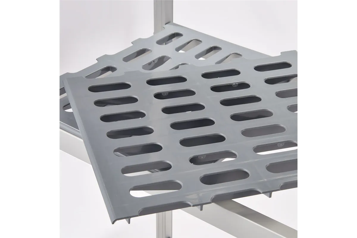 Regał magazynowy aluminiowy, 900x460x1680 mm Stalgast 686091